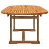 vidaXL 7 Piece Garden Dining Set Solid Wood Acacia and Textilene