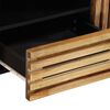 vidaXL TV Cabinet 100x34x46 cm Solid Wood Rough Mango