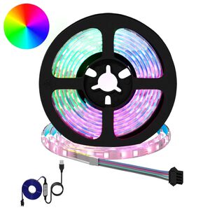 vidaXL LED Strip 2 pcs Black and Transparent 1700 mm