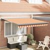 vidaXL Awning Yellow and Orange 350 x 250 x 165 cm