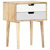 vidaXL Bedside Cabinet 47x35x59 cm Solid Mango Wood