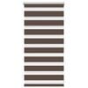 vidaXL Zebra blind 40.9x100 cm Fabric Width 36.7 cm coffee