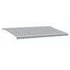 vidaXL Manual Retractable Awning with LED Anthracite&White 600x350 cm