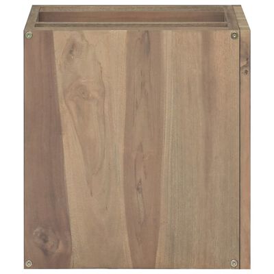 vidaXL Wall-mounted Bathroom Cabinet 46x25.5x40 cm Solid Wood Teak
