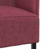 vidaXL Highback Sofa Wine red 109 x 56 x 121 cm Fabric