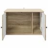 vidaXL Cat House Sonoma 85 x 55 x 50.5 cm Engineered Wood