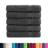 vidaXL Premium Shower Towels "SOLUND" 25 pcs Anthracite 70x140 cm 600 gsm