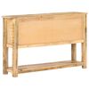vidaXL Sideboard 120x30x76 cm Rough Mango Wood