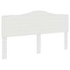 vidaXL Headboard Gloss White 200 cm Engineered wood
