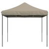 vidaXL Foldable Party Tent Pop-Up Taupe 292x292x315 cm