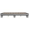 vidaXL Bed Frame without Mattress Grey Sonoma 180x200 cm Super King