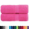 vidaXL Premium Guest Towels SOLUND 2 pcs Pink 30x50 cm 600 gsm