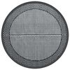 vidaXL Outdoor Carpet ARAKIL Grey &Oslash;200 cm PP