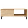 vidaXL Coffee Table Sonoma Oak 90x60x35 cm Engineered Wood