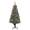 vidaXL Artificial Christmas Tree with 300 LEDs with Stand Green 180 cm