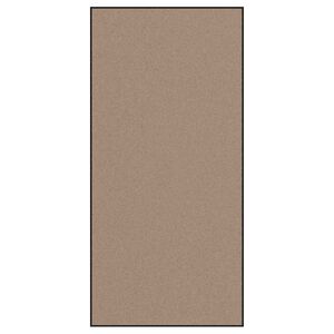 vidaXL Doormat Beige and Black 120 x 250 cm 100% Polyamide