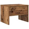 vidaXL Bedside Cabinet Old wood 40 x 40 x 30 cm Engineered wood