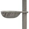 vidaXL Floor to Ceiling Cat Tree Grey 220-240 cm