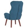 vidaXL Armchair Blue 69 x 74 x 93 cm Velvet