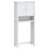 vidaXL Washing Machine Cabinet "BERG" White 76x27x164,5 cm Solid Wood