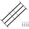 vidaXL Window Security Grille 116 x 45 cm Galvanized Steel