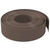 vidaXL Garden Edging Brown 10 m 15 cm Polyethylene