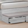 vidaXL Bed Drawers Grey Sonoma 90 x 36.5 x 16.5 cm Engineered Wood
