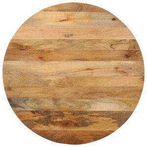 vidaXL Table Top &Oslash; 80x2.5 cm Round Solid Wood Mango