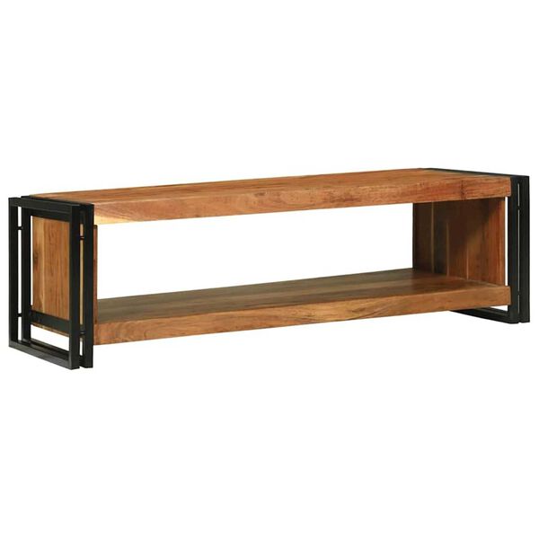 vidaXL Coffee Table Brown 120 x 50 x 38 cm Solid Acacia Wood