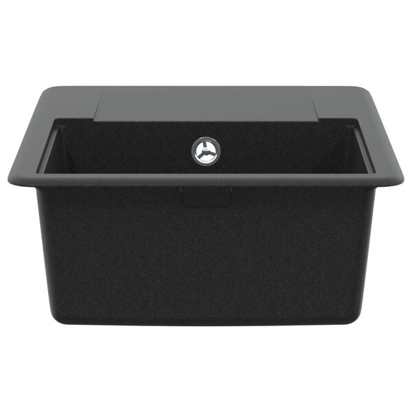 vidaXL Sink Black 560 x 460 mm 80% Quartz and 20% Resin