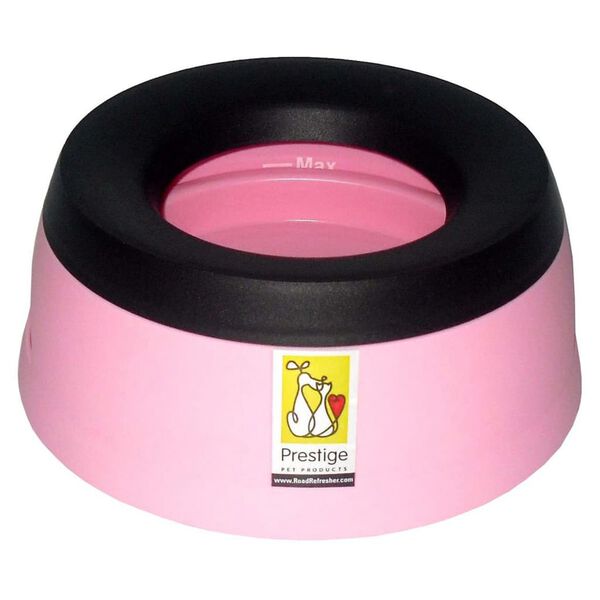 Road Refresher Non-Spill Pet Water Bowl Small Pink