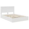 vidaXL Storage Bed with Headboard White 140 x 200 cm Engineered Wood