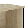 vidaXL Bookcase Sonoma Oak 80x31x137.5 cm Engineered Wood