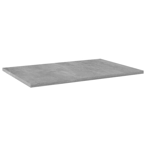 vidaXL Bookshelf Boards 8 pcs Concrete Grey 60x40x1.5 cm Engineered Wood