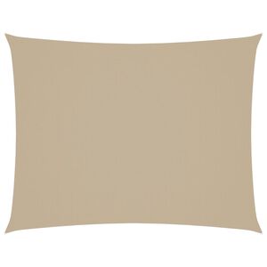 vidaXL Sunshade Sail Oxford Fabric Rectangular 3x4 m Beige