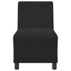 vidaXL Modular Sofa Unit Armless Black 55 x 74 x 82 cm Velvet