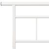 vidaXL Bed Frame without Mattress White Metal 180x200cm