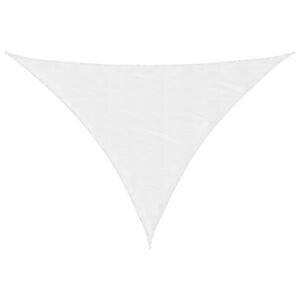 vidaXL Sunshade Sail Oxford Fabric Triangular 2.5x2.5x3.5 m White