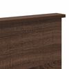 vidaXL Headboard with Headboard Brown Oak 200 cm Engineered wood