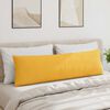 vidaXL Sofa Pillows 2 pcs Light Yellow 145 x 40 cm Corduroy Fabric