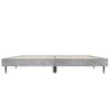 vidaXL Bed Frame without Mattress Concrete Grey 120x190 cm Small Double