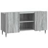 vidaXL TV Cabinet 102 x 34.5 x 52 cm Grey Sonoma Engineered Wood