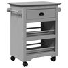 vidaXL Kitchen Trolley BODO Grey 67.5x45x80 cm