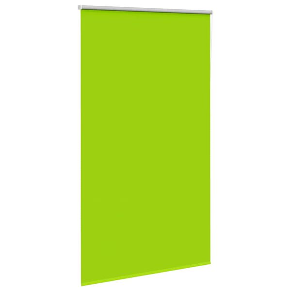 vidaXL Roller Blind Blackout Leaves Green 140x230 cm Fabric Width 136.6 cm Polyester