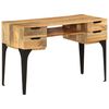 vidaXL Desk 110x50x76 cm Solid Mango Wood