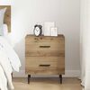 vidaXL Bedside Cabinet Artisan Oak 40 x 35 x 47.5 cm Engineered Wood