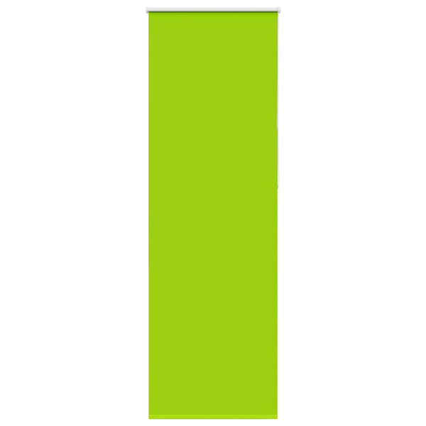 vidaXL Roller Blind Blackout Leaves Green 65x230 cm Fabric Width 60.7 cm Polyester