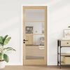 vidaXL Interior Door with Glass ORKDAL Brown 86 x 211 cm