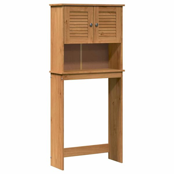 vidaXL Washing Machine Cabinet VIGO Honey brown 72.5 x 27 x 161 cm