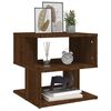 vidaXL Side Table Brown Oak 40x40x40 cm Engineered Wood